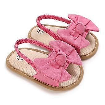 Baby Girl Summer Sandals 3D Bow Soft Sole Open Toe Walking Shoes for Daily Beach Party