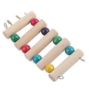 Tiere für Tiere der Gesellschaft, Pont en bois, Balanoire d'escalade, Souris Portable, Hamster, Perroquet, Canari, Tiere für Tiere der Gesellschaft (5