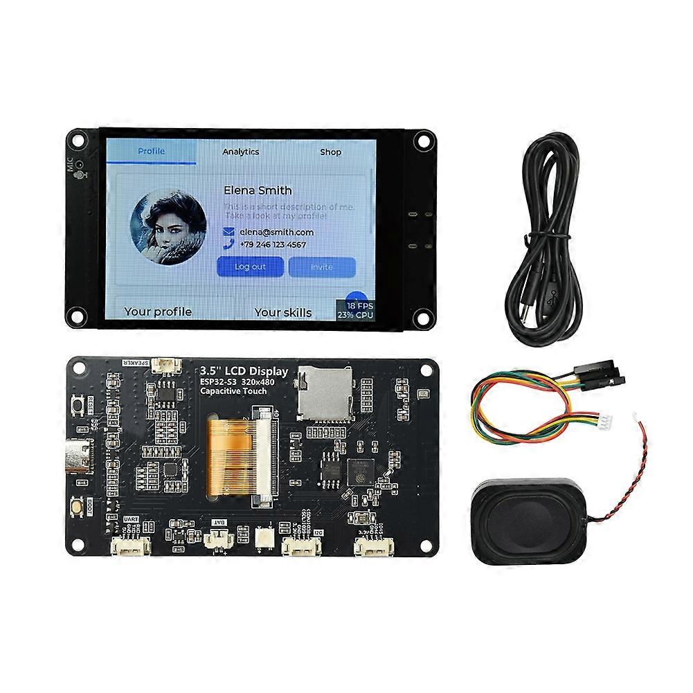 ESP32-S3 Development Board 3.5inch Capacitive Touch Screen WiFi Bluetooth Smart Display for AI Projects