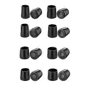 8 Pairs High Heel Protector Heel Repair Caps Covers, Extra Small, Small, Medium, Large, Black high heel protector