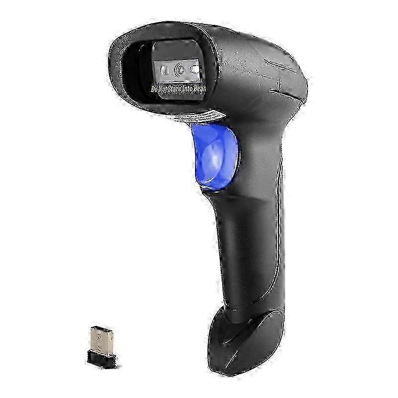 2.4G Wireless QR Code Scanner, Portable L8 Barcode Gun compatible with Mobile Payment Use,x