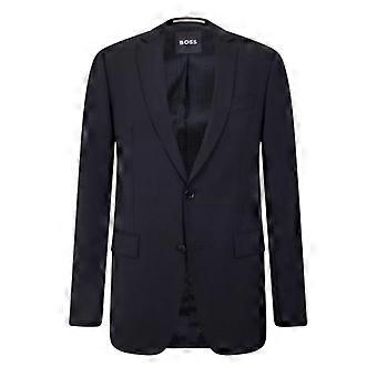 Boss Mens Lapel Single-Breasted Blazer
