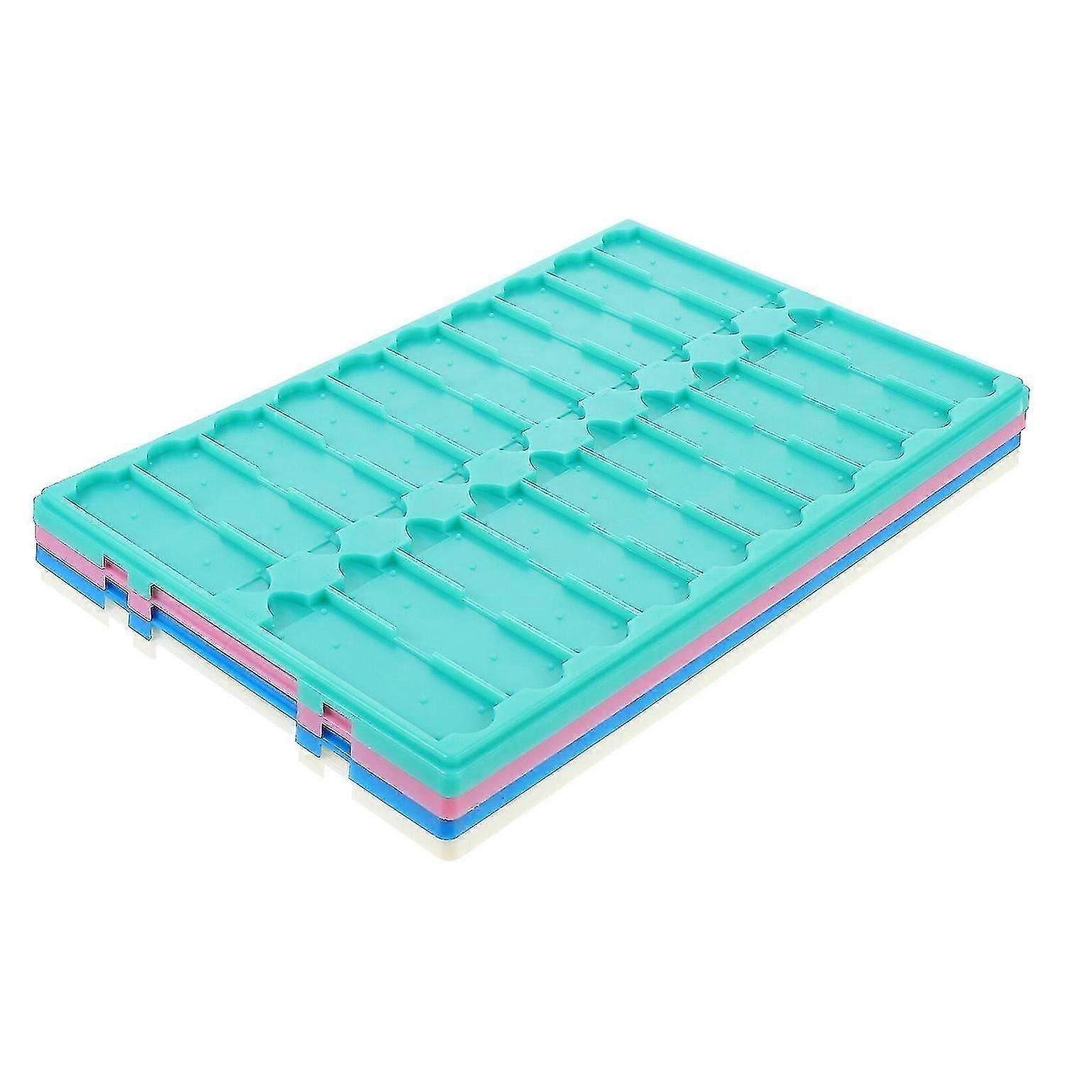 4pcs microscope slide tray 20 capacity plastic