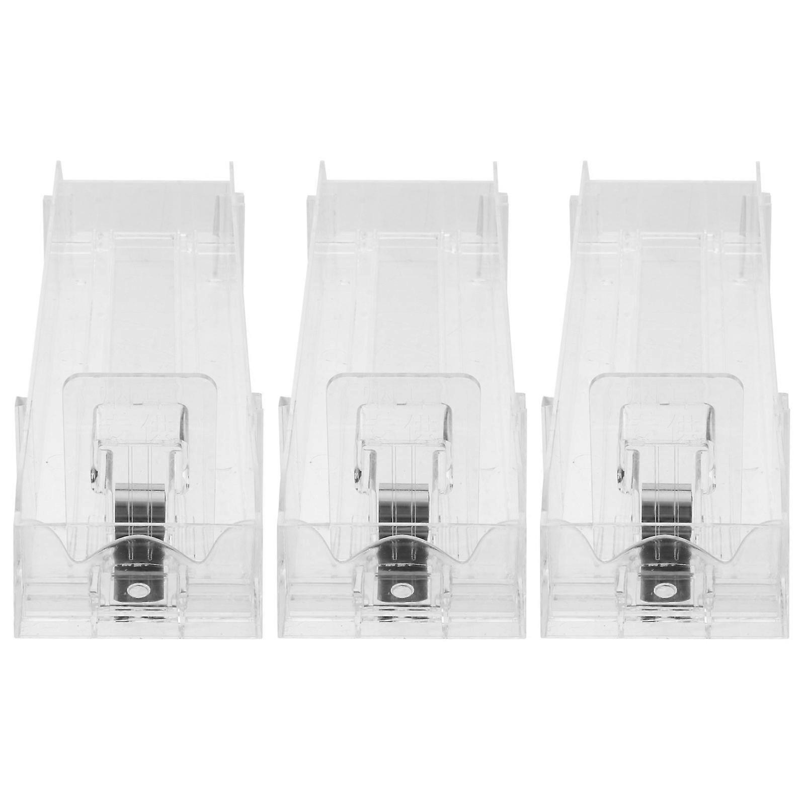 Auto-Push Case for Storage Use Practical 3Pcs Display Rack