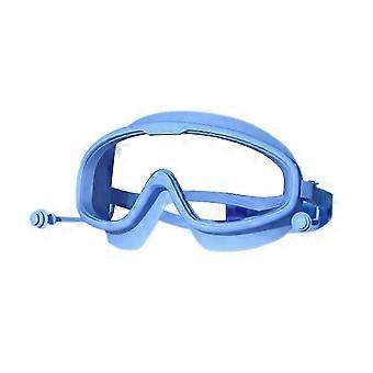 Gafas de natación Visión amplia transparente con tapones para los oídos Gafas a prueba de fugas de natación de verano para niños para buceo