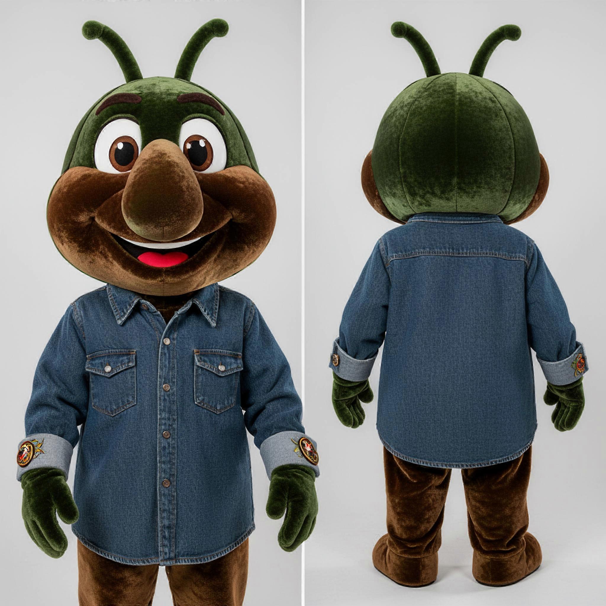 MASTICOT Deep Green Velvety Beet Mascot
