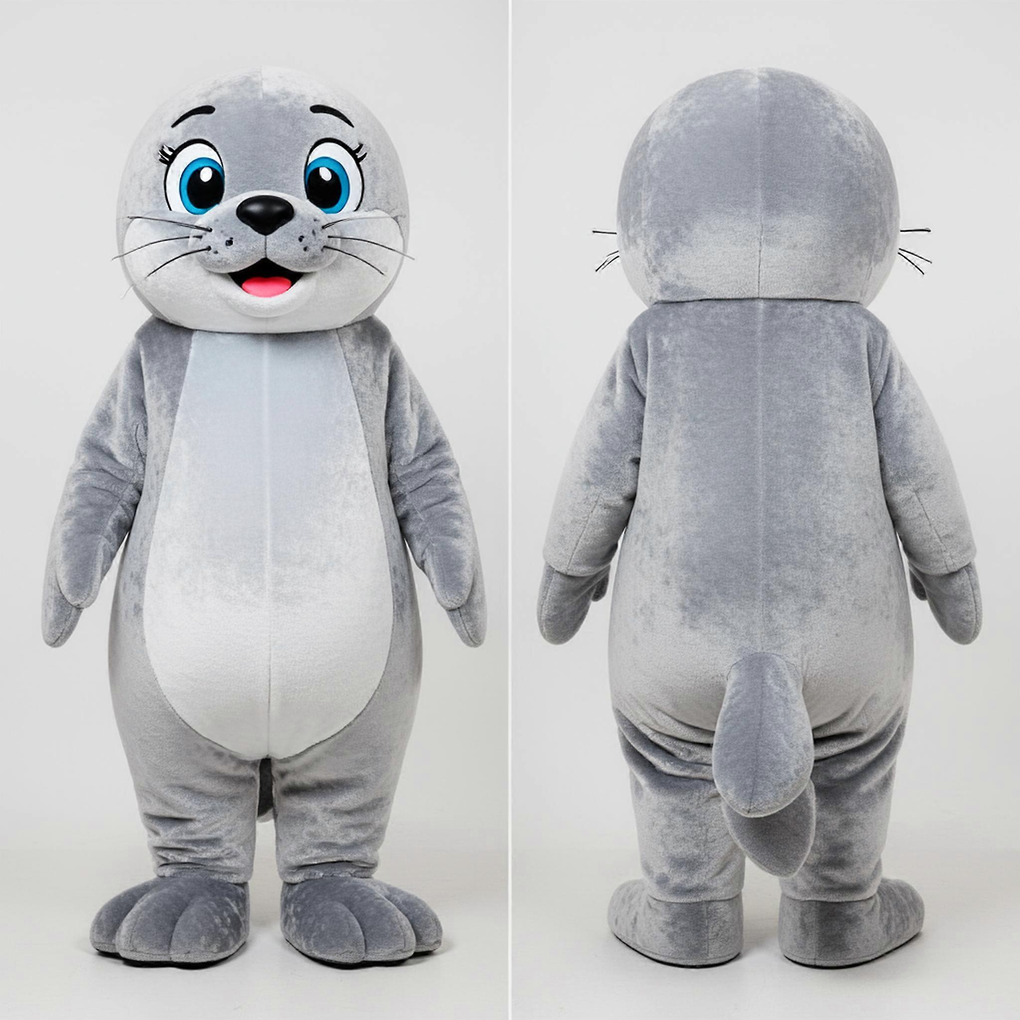 MASTICOT Silver Sleek Seal Mascot