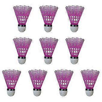 u200b10PCS Nylon Badminton Shuttlecocks Durable Feather Training Balls For Youth Players Indoor Outdoor Games-Good