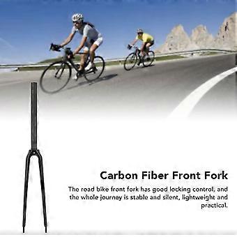 Carbon Fiber 700C Road Bike Front Fork C Brake Straight Tube Front Suspension Fork Quick Release Glossy