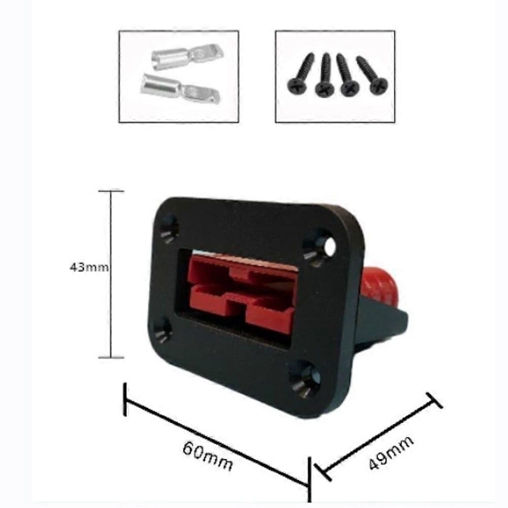 For Anderson Plug Flush Mount 50Amp Mounting Bracket Panel Cover For Caravan