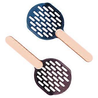 Cat Litter Plastic for Pet Waste Pickup 2Pcs Blue Cleaning Tool
