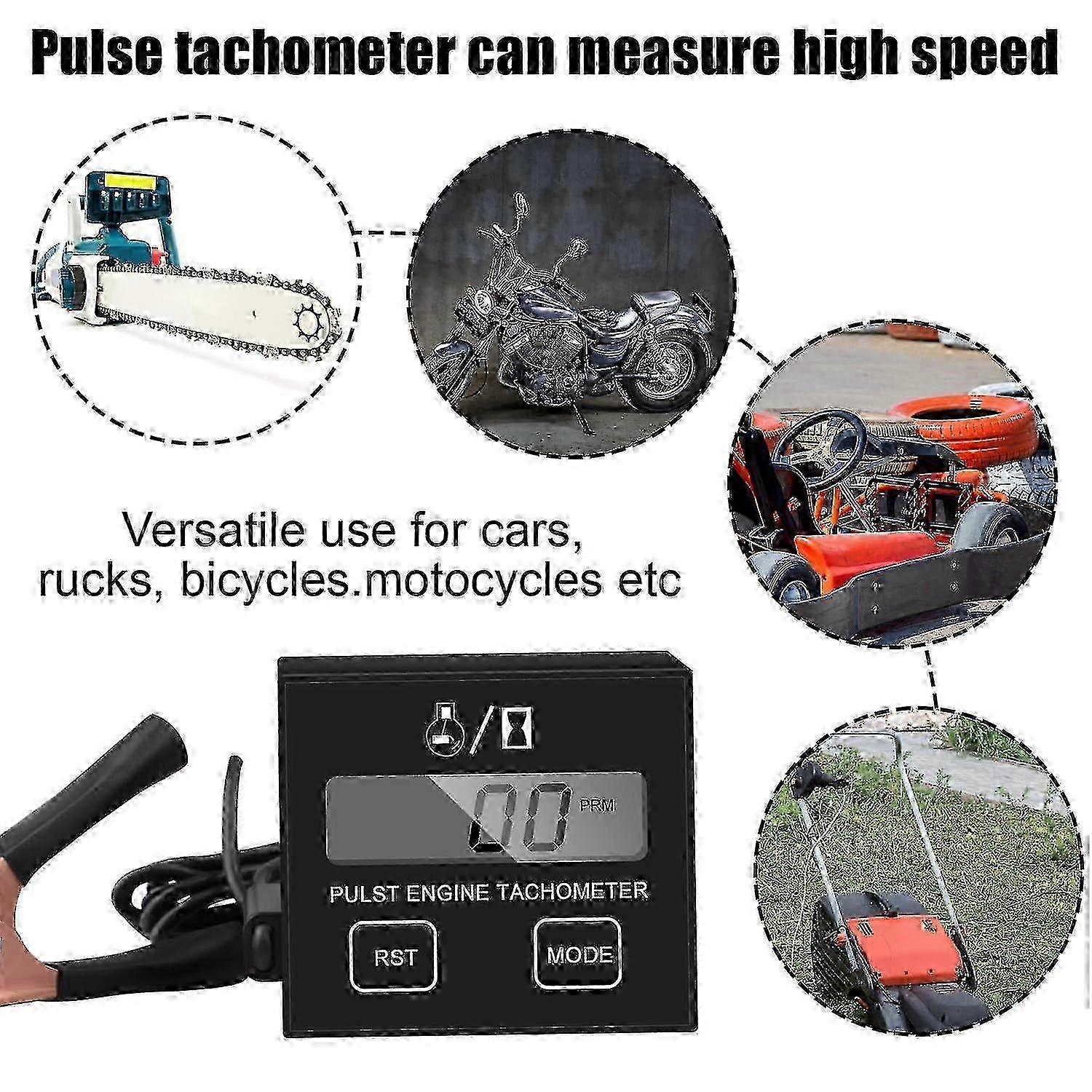 Inductive Tachometer for Small Engines - Chainsaw & Motorcycle