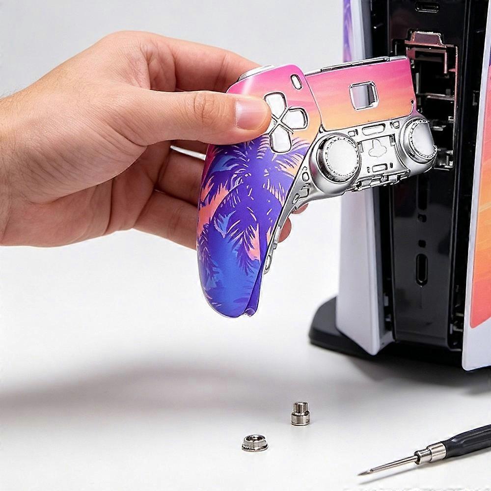 Game Controller Replacement Front Case for PS5 Game Controller Modification BDM-010 BDM-020 BDM-030 Shell Cover
