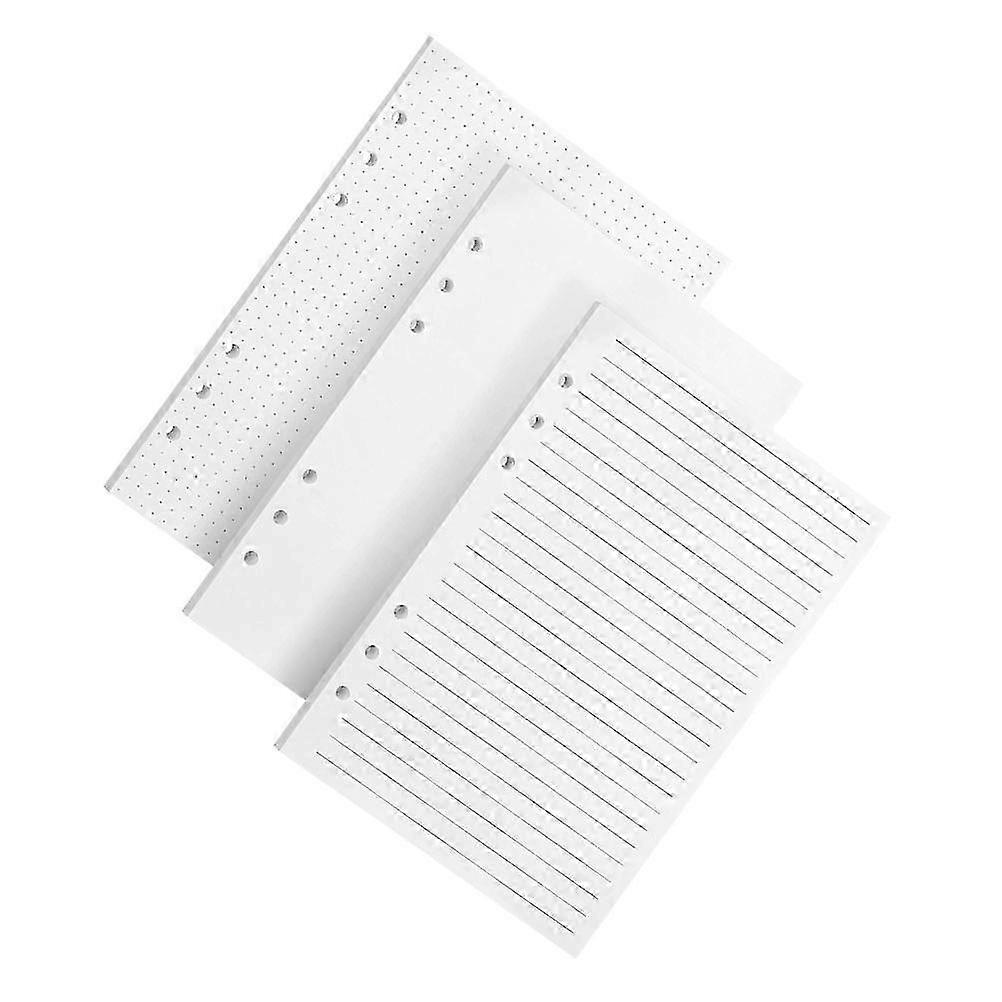 Loose Leaf Notebook Refills White Rectangular No Bleeding Through Study Planning 240Pcs