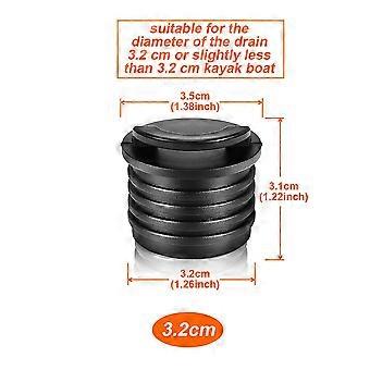16 Pieces 32cm Boat Scupper Plugs Bung Plugs Kayak Drain Plug Kayak Scupper Stoppers for Kayak Canoe Boat Drain Holes