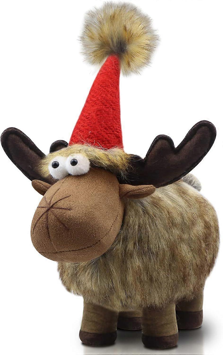 Christmas Deer Gnome Plush - Handmade