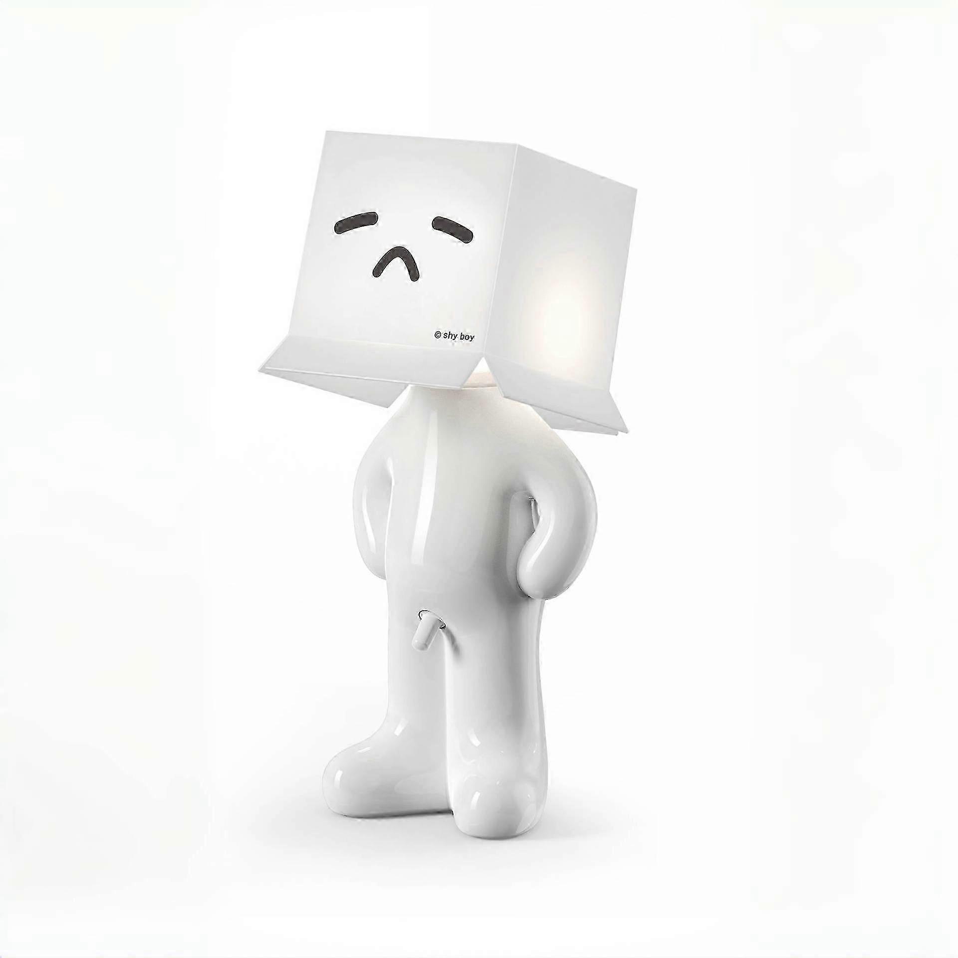 USB Night Light Square White Face