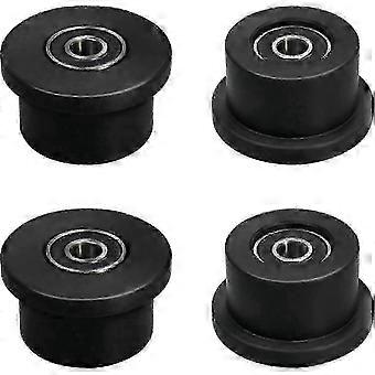 Vervangende wielen/rollers voor de Total Gym, 4 stuks, compatibel met de modellen 1000-1900, Supreme, goudkleurig.