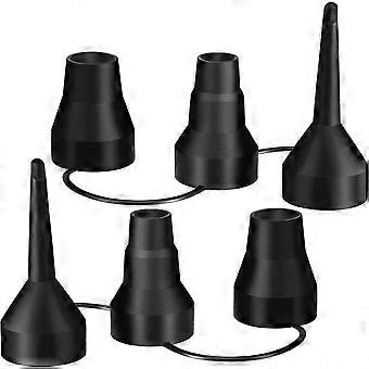Ersatzdüsen 3 in 1 Luftpumpendüsen Adapter 3 Größen Kunststoff-Düsenköpfe Kunststoff-Luftbetten Pumpendüsen Schnellwechsel-Pumpendüsen-Verschraubung f