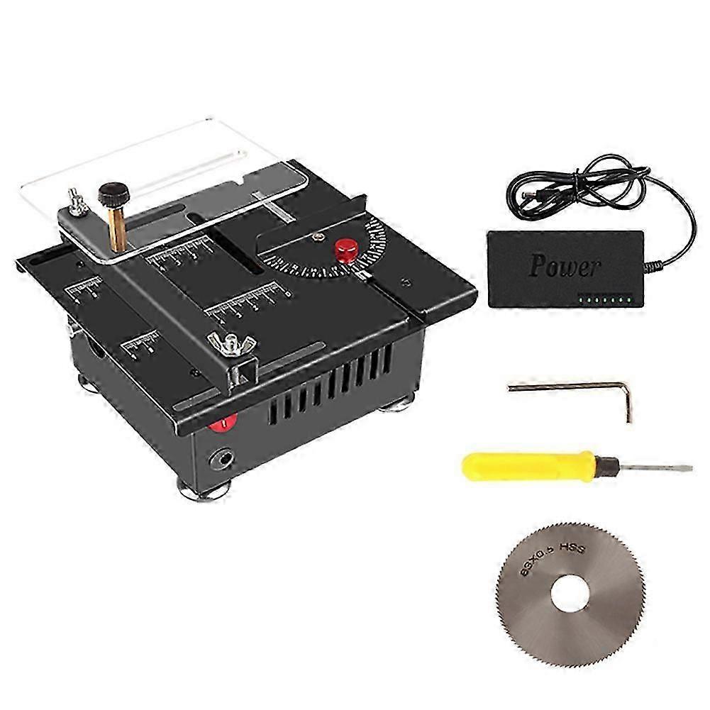Mini Table Saw, Mini Table Saw for Wood Cutting Crafts ,Mini Multi-Functional Table Saw,US Plug