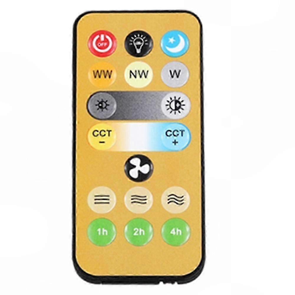 For E27 Ceiling Fan & Light, Wireless Switch & Remote Control, 3-Speed 1-4H Timing QWE