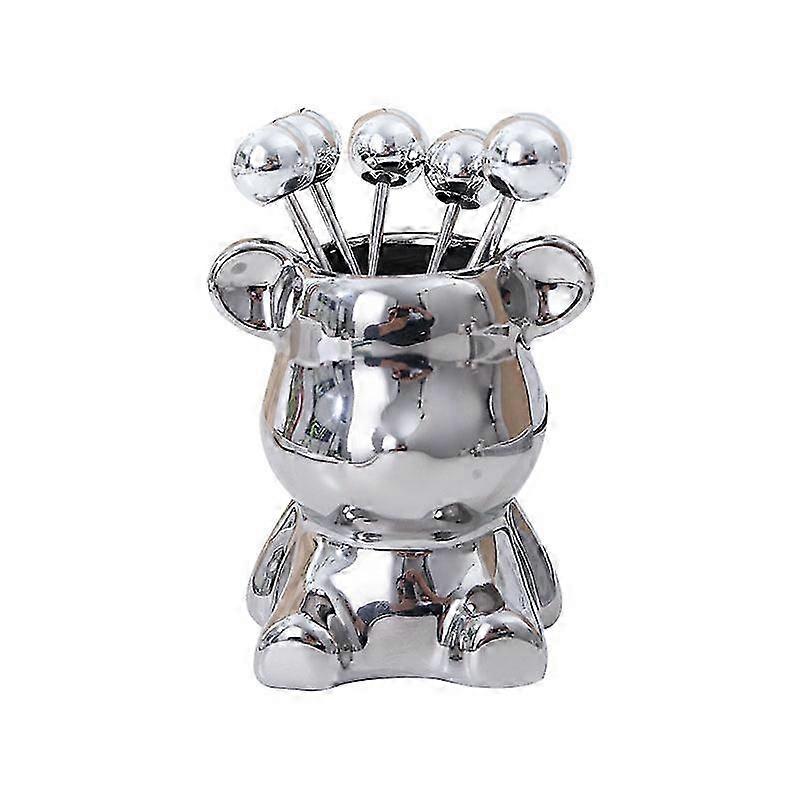 Cute Animal Ceramic Fork Holder