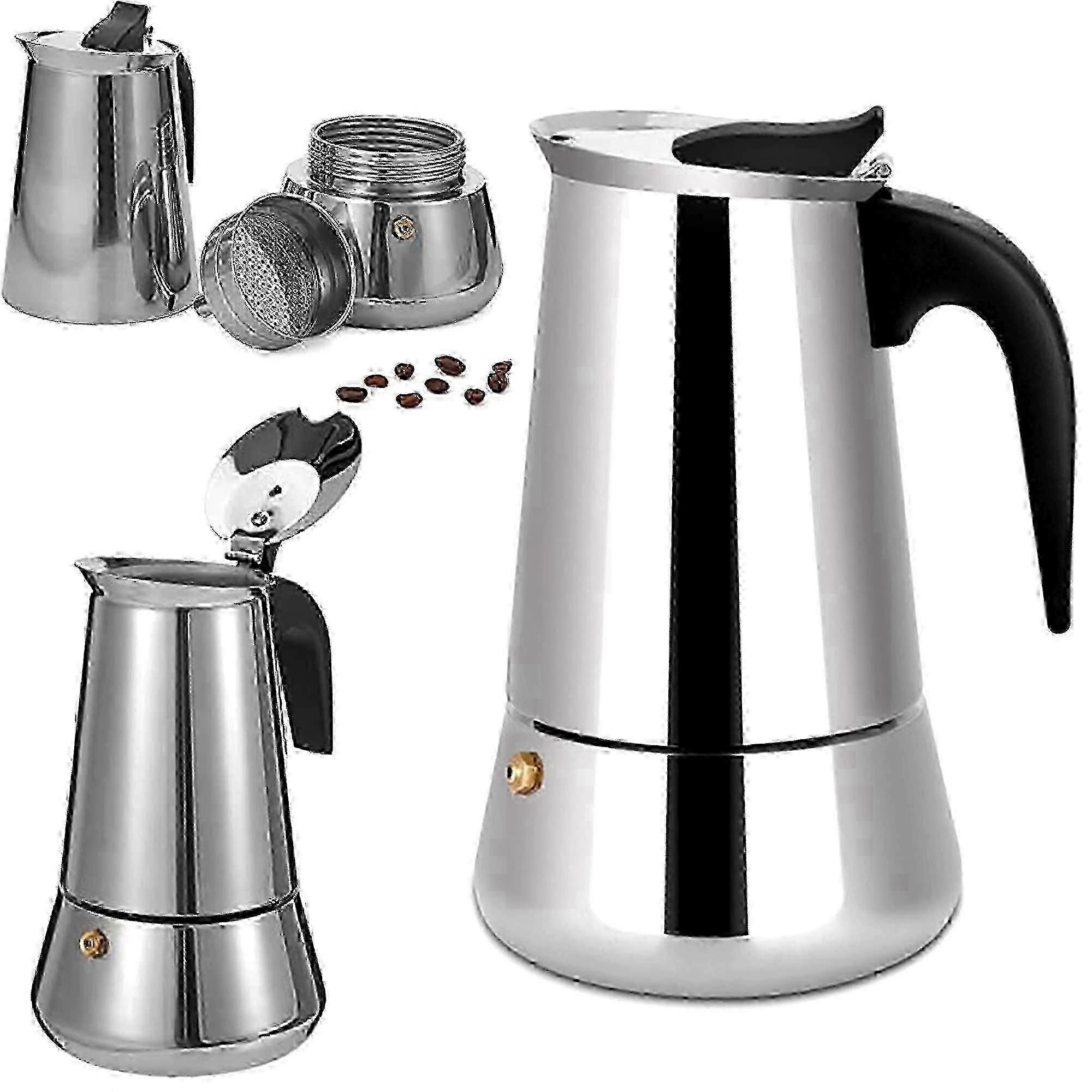 12-Cup Induction-Safe Moka Pot