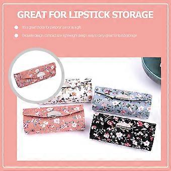 Lipstick Box Carrying Case with Mirror Balm Led Makeup Bag Cosmetics Storage Organizer Portable
