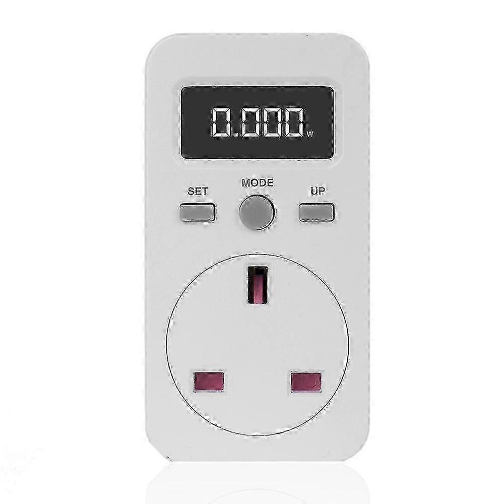 UK Plug Digital Power Meter Socket