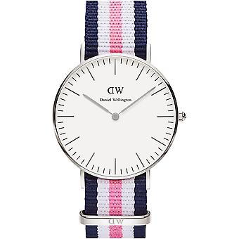 Dw classic southampton silver Quartz Analog Women's Watch with Nylon Bracelet DW00100050