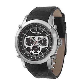 Diesel horloges Quartz analoge man horloge met Cowskin armband DZ4150