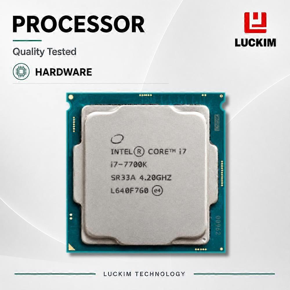 I7-7700K Desktop Processor 4 Core 8 Thread 4.2GHz 8MB Cache LGA1151 CPU 91W DDR4