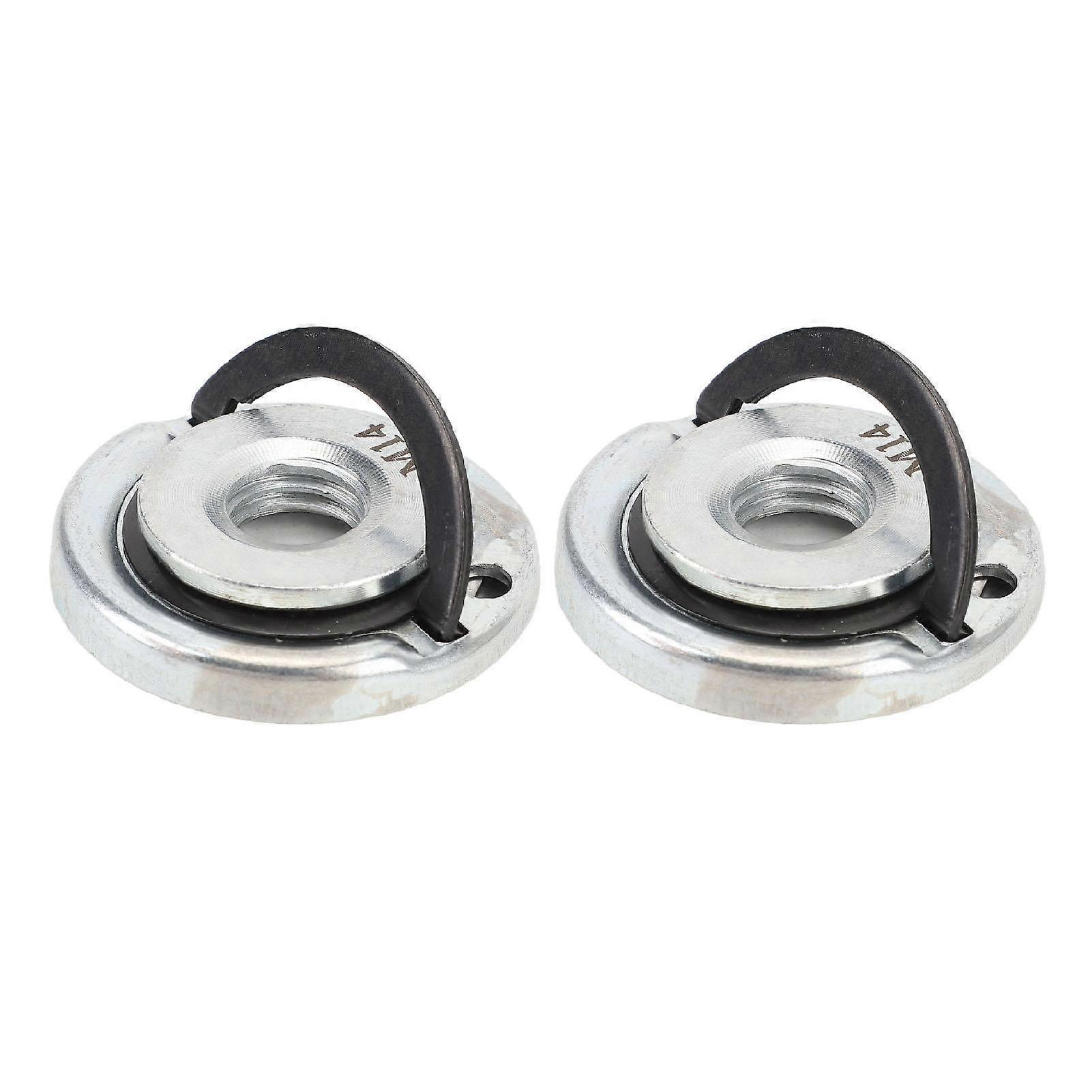 2Pcs M14 Angle Grinder Quick Release Nut Alloy Steel Self Locking Grinder Nut Replacement