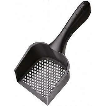 Cat Litter Shovel Yaju Thickened Plastic Durable Cat Litter Scoop 1pc Black