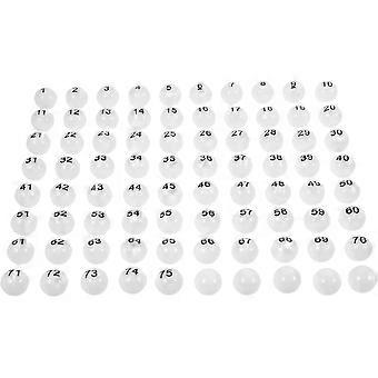 75pcs Plastic Raffle Game Balls for Lottery Drawings and Celebrations