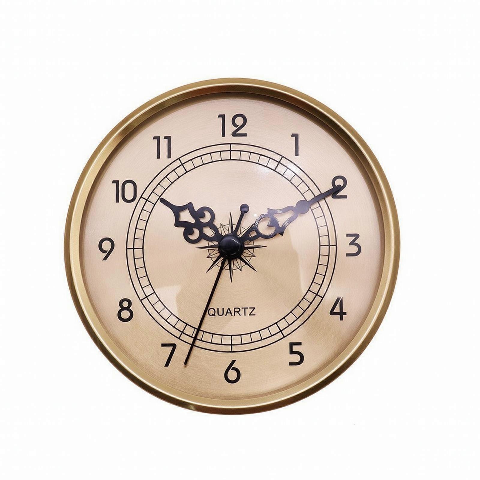 Clock Insert with Spring Clips 108mm for Clockmakers