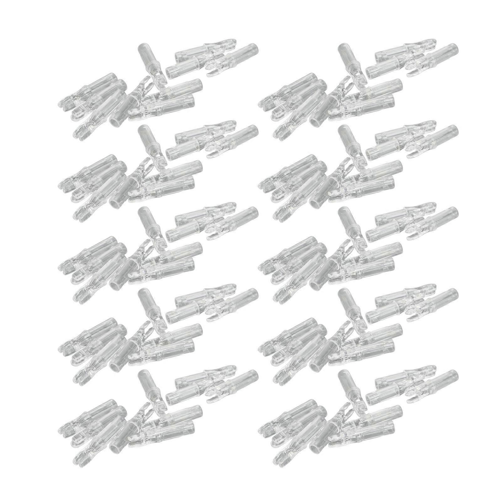 100pcs Archery   Nock   Plastic Insert   Nocks Light Weight   Nocks Replacement for Archery Bow