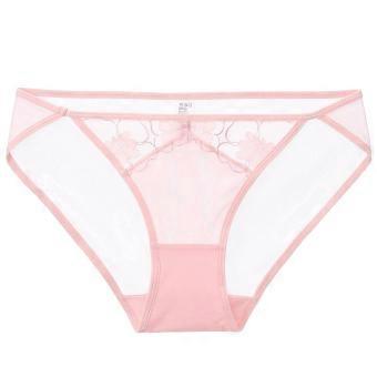 Sexy lace panties French thin pure breathable large size panties red natal year mid-waist briefs