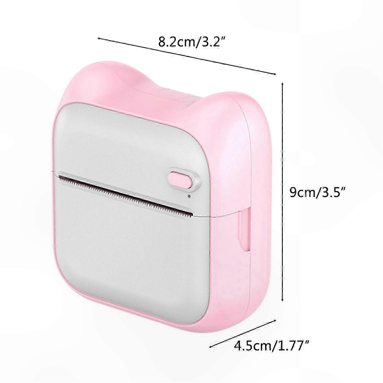 Portable Pocket Label Maker Wireless BT Thermal Printer Compatible with Android iOS
