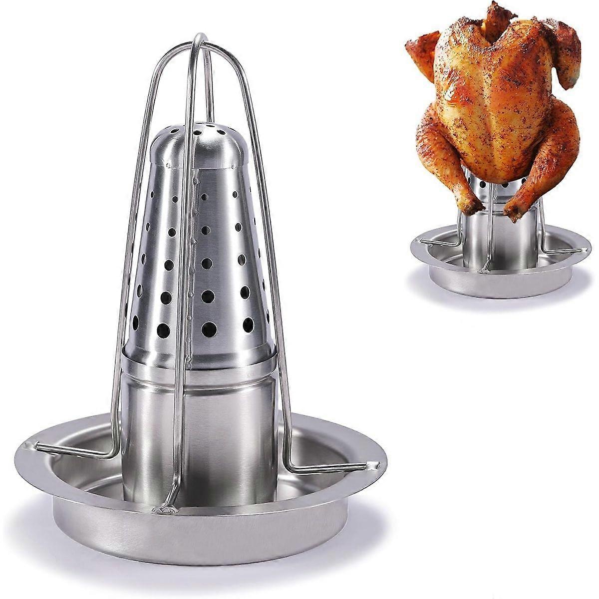 Drip-Catch Beer Can Chicken Roasting Set