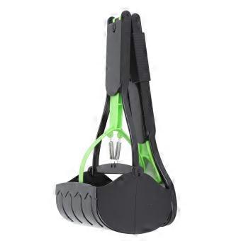Hopfällbar Dog Pooper Scoop Multipurpose Stor kapacitet Långhandtag Pet Pooper Scooper för stora medelstora små hundar YEMAA