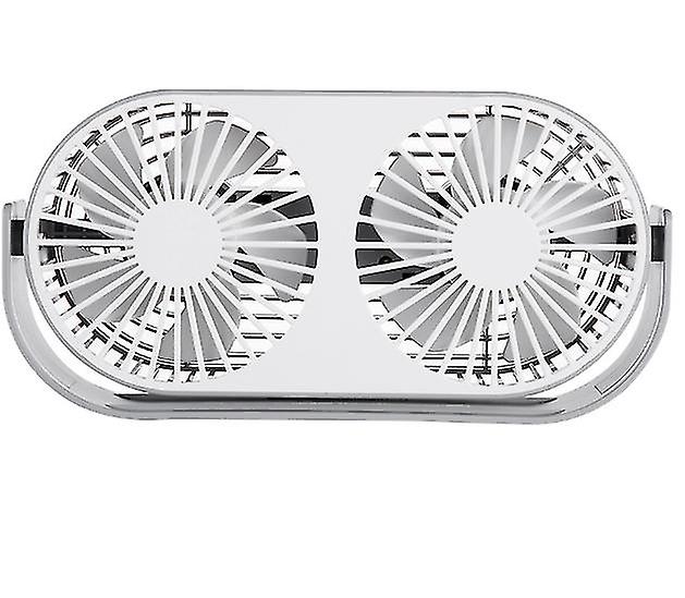 Double Head Desktop Fan Home Office Dormitory Multifunctional Charging Usb