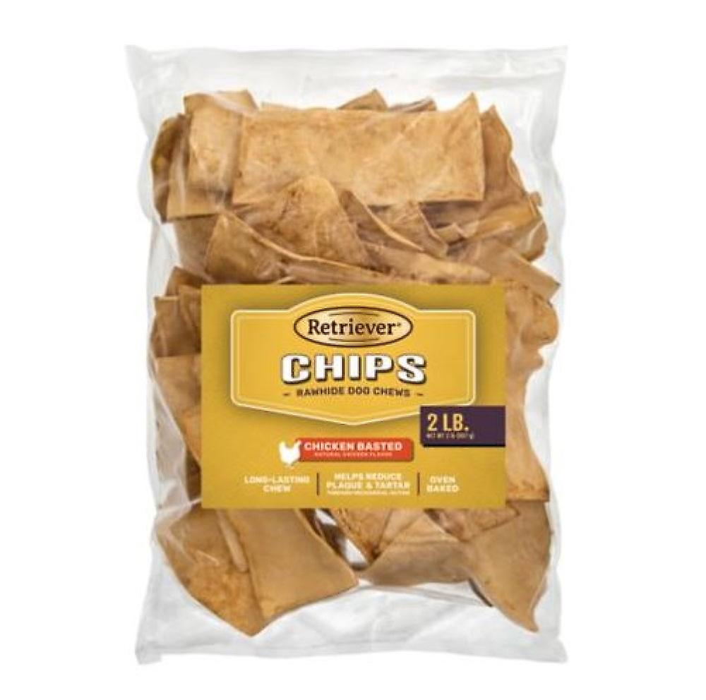 Retriever Chips 373TSC 2lb Oven-Baked Chicken Basted Flavor Dog Chew Treats