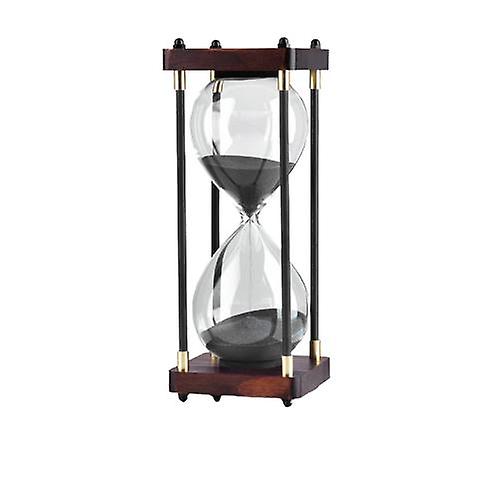 Clepsidră Timer 60 minute din lemn negru