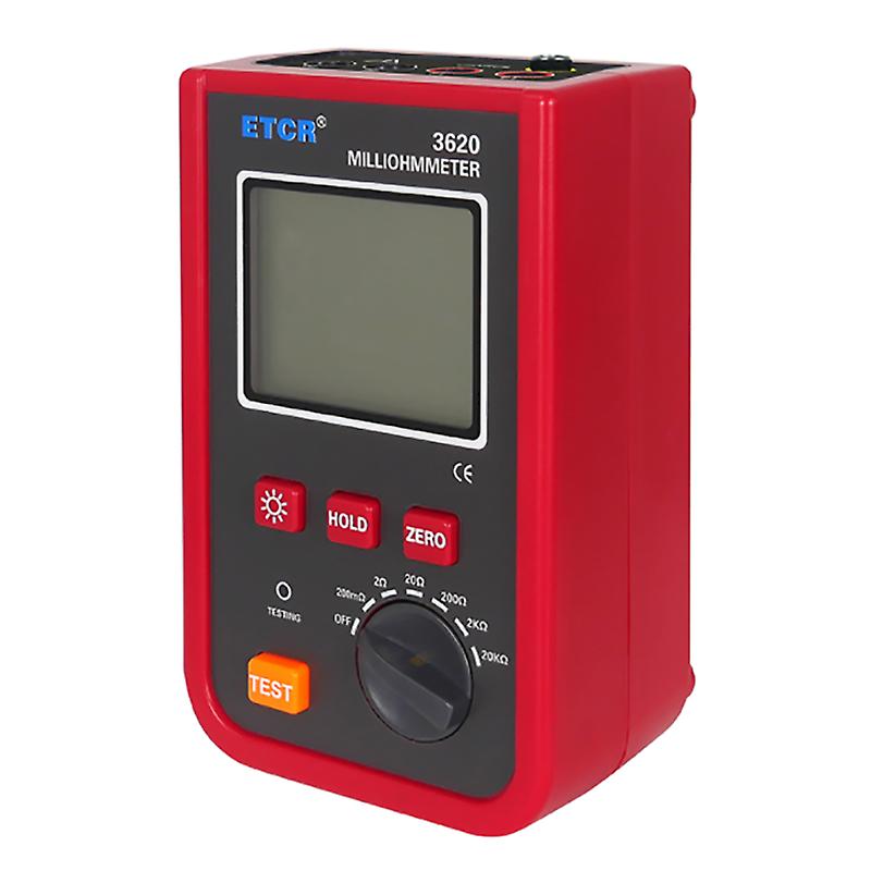 Etcr3620 Milliohmmeter Portable Dc Resistance Tester High Precision Fully Automatic Digital Large Range