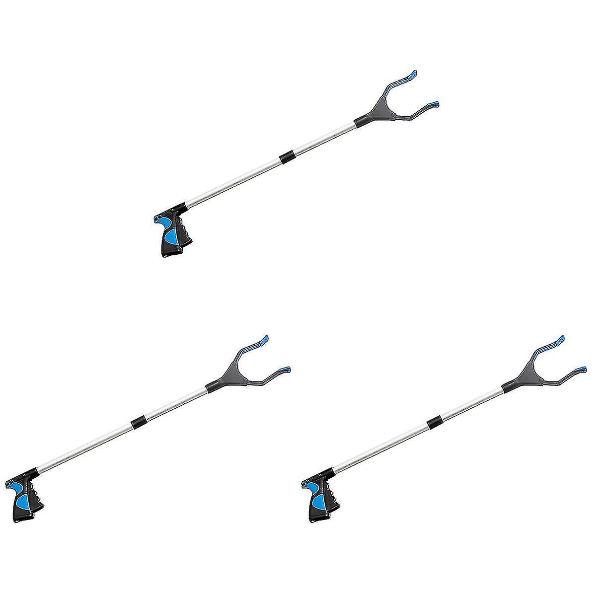 3pcs Foldable Trash Picker Tools Grabber Reacher Reaching Assist Tool Trash Litter Pick Up Garden Picker