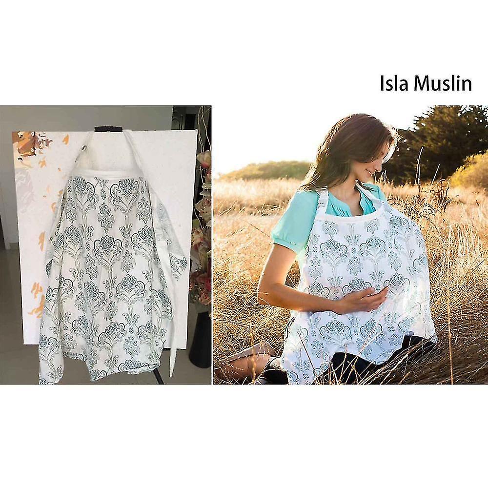 Isla muslin Breastfeeding Cover Baby Infant Breathable Cotton Muslin Nursing Cloth