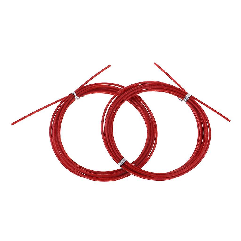 Replacement Jump Rope Cable Fastest Competition Speed Rope Cords Red