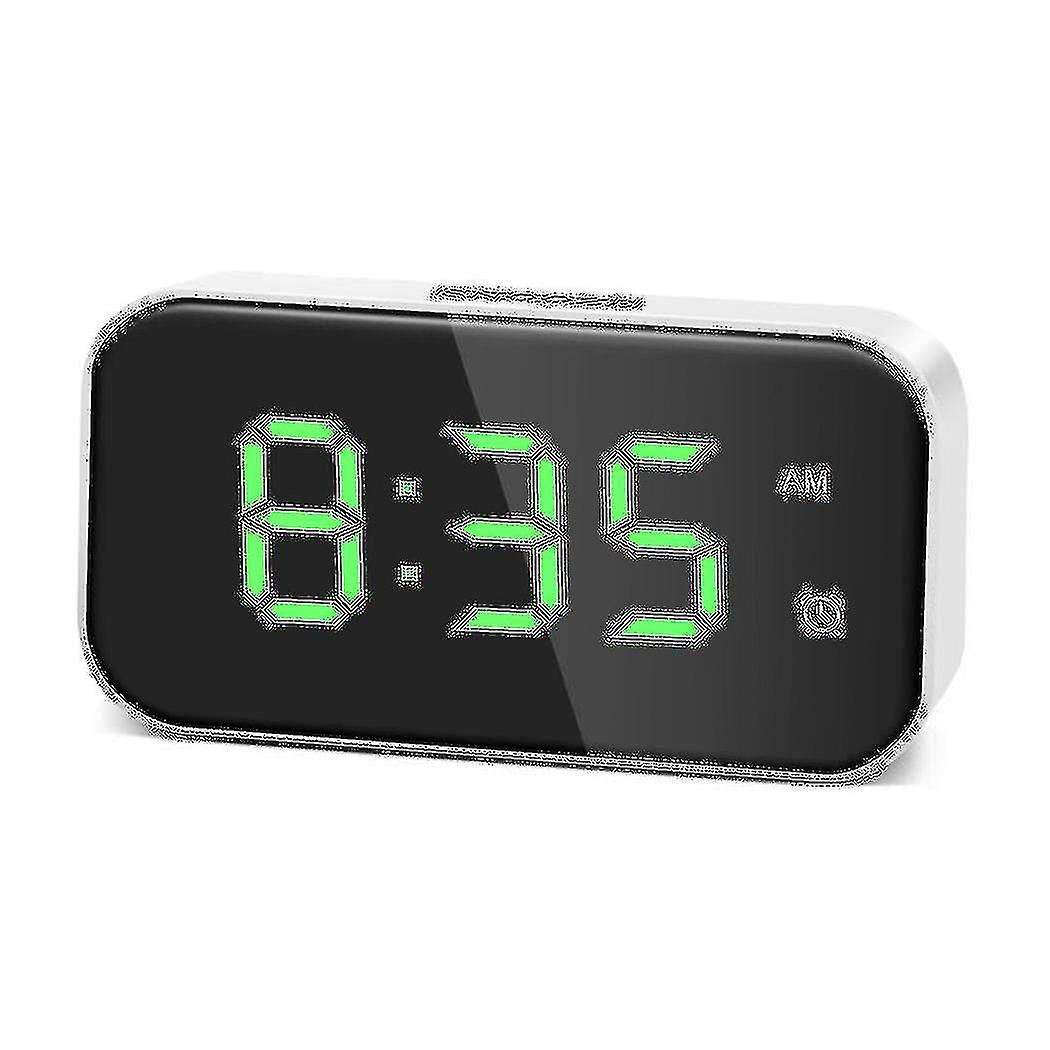 Led Alarm Clock Digital Desk Clock Electronic Clock Usb Chargers Snooze Function Clock Home Decor (