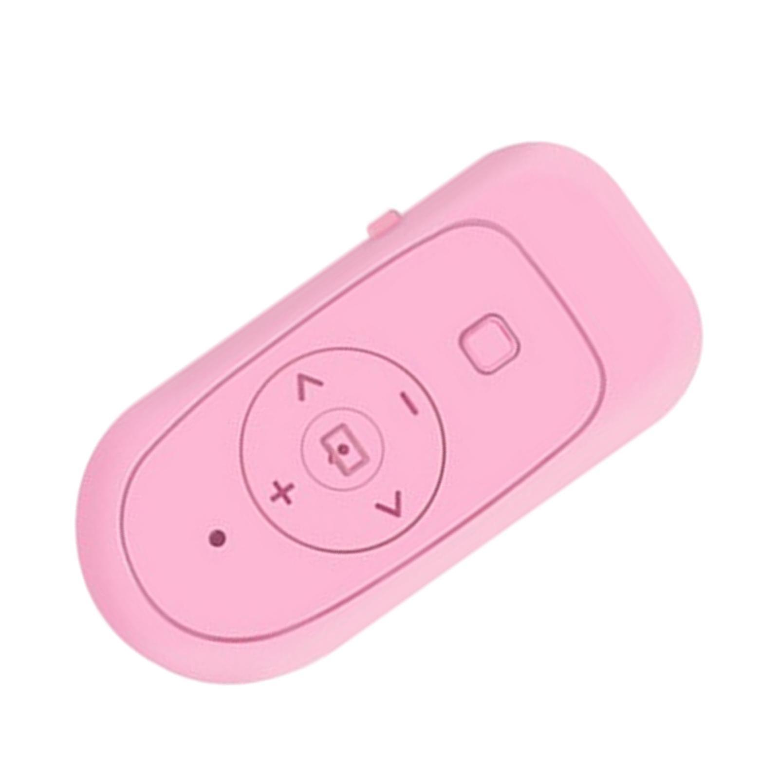 Self-timer Button Compact Style 10-15 m Range for Phone Taking Photos  Pink